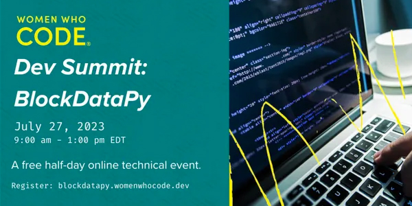 WWCode Dev Summit: BlockDataPy