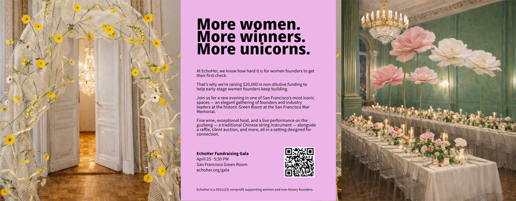 EchoHer Gala 2026 — The Art of Building